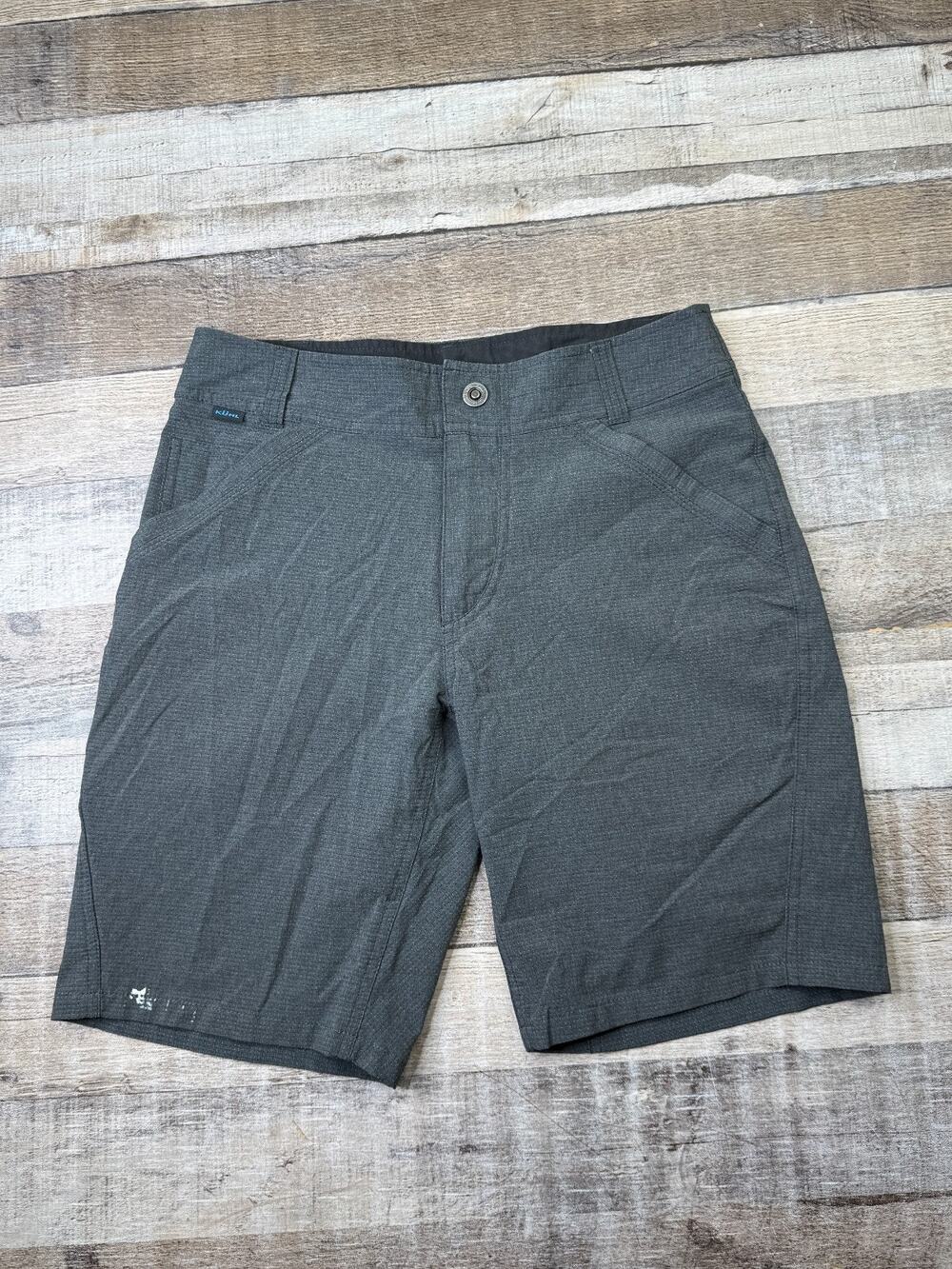Kuhl Silencr Kargo Shorts Mens 30 Gray Ripstop Hiking Outdoor Trail Travel 5147